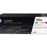 HP 312A Cyan/Magenta/Yellow Toner Cartridges - CF440AM - 3PK