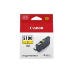 Canon PFI-5100 Y, Yellow Pigment Ink Tank (14.4 ml) for use with PRO-310 -         6955C002