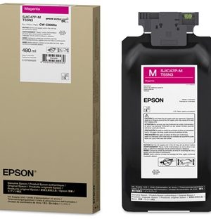 Epson SJIC47P, High Yield Magenta Ink Pack -  C13T55N320