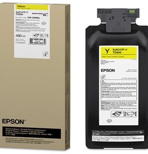 Epson SJIC47P, High Yield Yellow Ink Pack -  C13T55N420
