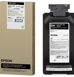 Epson SJIC47P, High Yield Gloss Black Ink Pack -  C13T55N120
