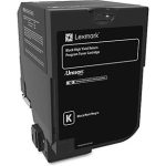 Lexmark 74C1HK0 Black Toner Cartridge For use in CS/CX725 - Estimated yield 20K