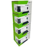 Lexmark CS/X73X Standard Yield BK/C/Y/M Toner Cartridge Set - 4PK -  71C10K0,  71C10C0, 71C10Y0, 71C10M0