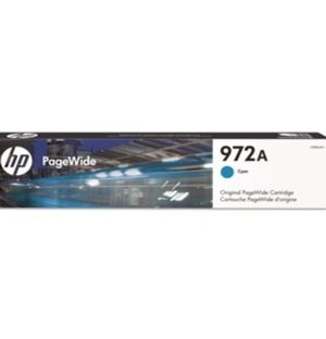 HP 972A (L0R86AN) Pigment Cyan Page Wide Ink Cartridge - Single Pack - 3000 Pages
