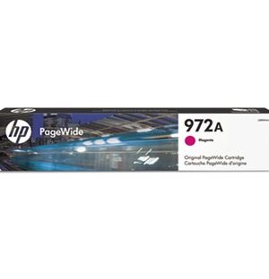 HP 972A (L0R89AN) Pigment Magenta Page Wide Ink Cartridge - Single Pack - 3000 Pages