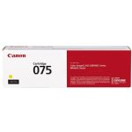 Canon 075 Yellow Toner Cartridge - 6362C001- Yields up to 1300 Pages