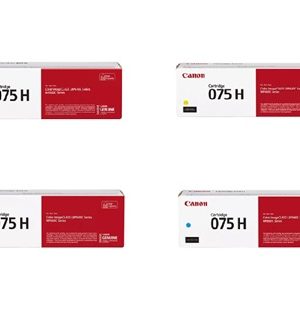 Canon 075H High Yield Black/Cyan/Yellow/Magenta Toner Cartridge Set - 4PK
