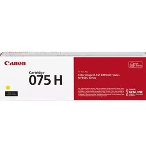 Canon 075H High Yield Yellow Toner Cartridge - 6366C001 - Yields up to 2,500 pages