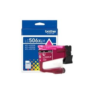 Brother LC506XL High Yield Magenta Ink Cartridge-LC506XLMS