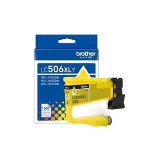 Brother LC506XL High Yield Yellow Ink Cartridge-LC506XLYS