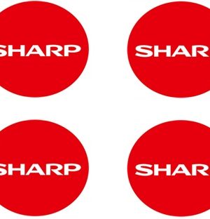 Sharp MX-C55T Black/Cyan/Yellow/Magenta Toner Cartridge Set For Sharp MXC607P  - 4PK - 25,000 Pages Black,  20,000 Pages Colors