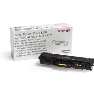 Xerox Phaser 3260/Workcentre 3215/3225 High Yield Black Toner Cartridge, (3,000 PAGES) - 106R02777