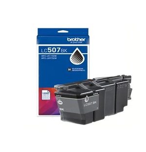 Brother Genuine LC507 Ultra High Yield Black Ink Cartridge-LC507BK