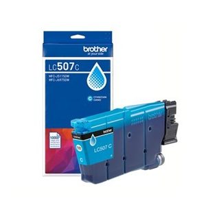 Brother Genuine LC507 Ultra High Yield Cyan Ink Cartridge-LC507C