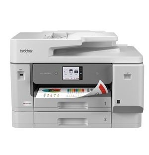 Brother MFC-J6975DW Business All-in-One Color Inkjet Printer with 11" x 17" Print, Copy, Scan, Fax, Low-Cost Printing, and Advanced Security Features - MFCJ6975DW