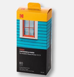 KODAK 4PASS Cartridge&Paper PHC-80 (4x6") 80 Photos