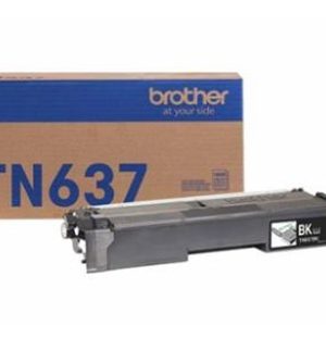 Brother TN637BK Ultra High Yield Black Toner Cartridge For use in HLL8570CDW MFCL8970CDW and MFCEX575 - 10000 pages