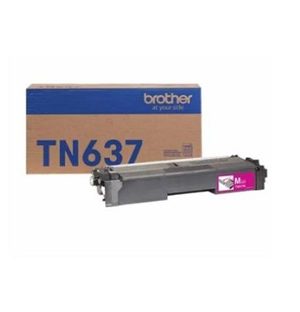 Brother TN637M Ultra High Yield Magenta Toner Cartridge For use in HLL8570CDW MFCL8970CDW and MFCEX575 - 10000 pages