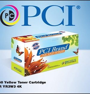 PCI Brand Dell 593-BBBO 593-BBBR YR3W3 R9PYX 2K1VC RP5V1 XL High Yield Yellow Toner Cartridge-4000 Page  for Dell C2660, C2660DN, Dell C2665, C2665DNF