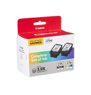 Canon PG-275XL/CL-276XL High-Yield Black/Tri-Color Ink Cartridges - Multipack - 4981C008