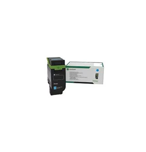 Lexmark 75M00CG Cyan Toner Cartridge For use in CX635adwe CX532adwe CS632dwe CS531dw Estimated page yield 2,000