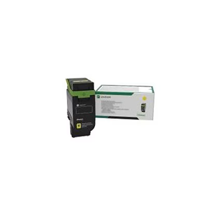Lexmark 75M00YG Yellow Toner Cartridge For use in CX635adwe CX532adwe CS632dwe CS531dw Estimated page yield 2,000
